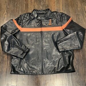 Harley-Davidson Victory Sweep Leather Jacket Size 2XL